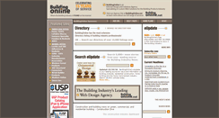Desktop Screenshot of buildingonline.com